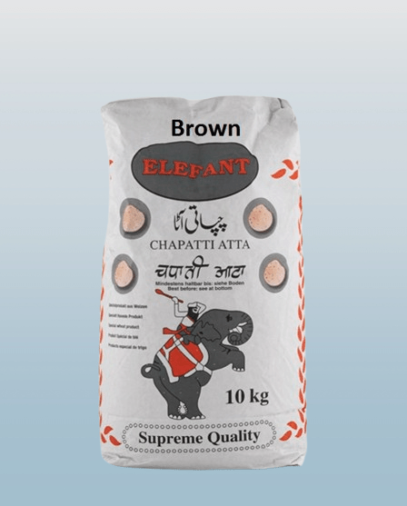 Elephant's Chapati Aata Brown Vollkorn 10kg - Desi Grocery