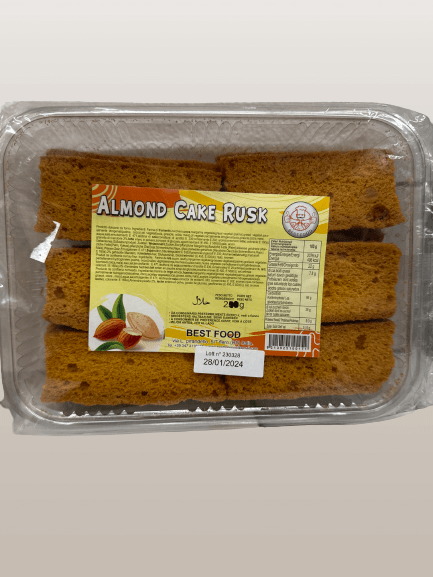 Best Food Almond Cake Rusk 200g - Desi Grocery