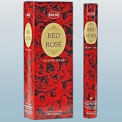 Red Rose Incense Sticks 20pcs - Desi Grocery