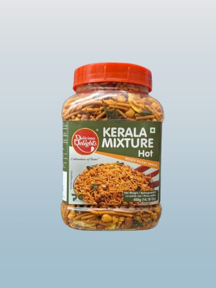 Delicious Delights Kerala Mixture Hot 400g - Desi Grocery