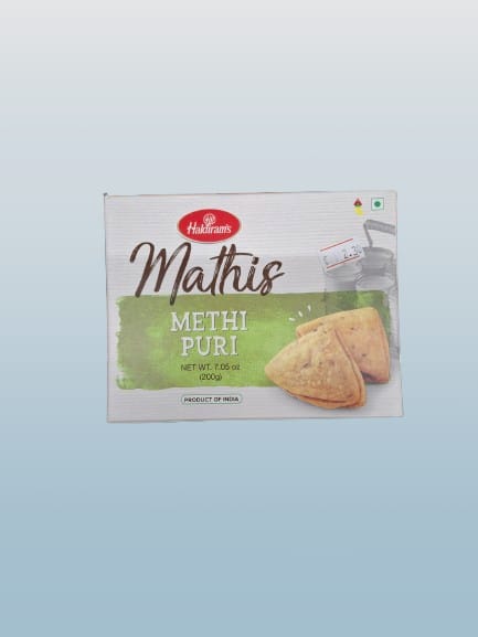 Haldiram´s Mathis Methi Puri 200g - Desi Grocery