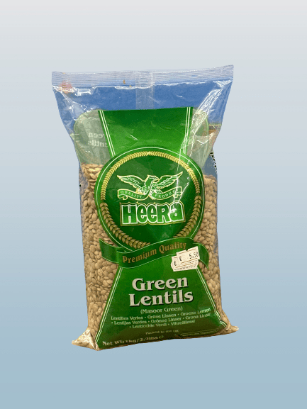 HEERA Green Lentils 1kg - Desi Grocery