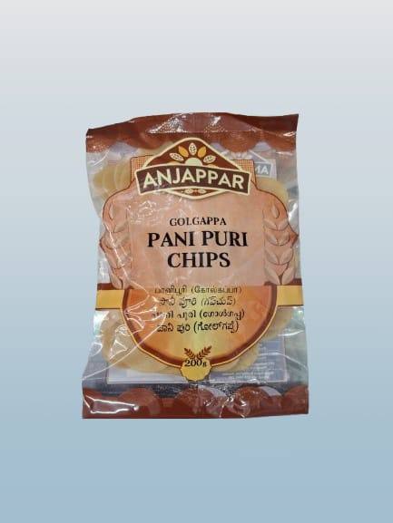 ANJAPPAR Pani Puri Chips 200g - Desi Grocery